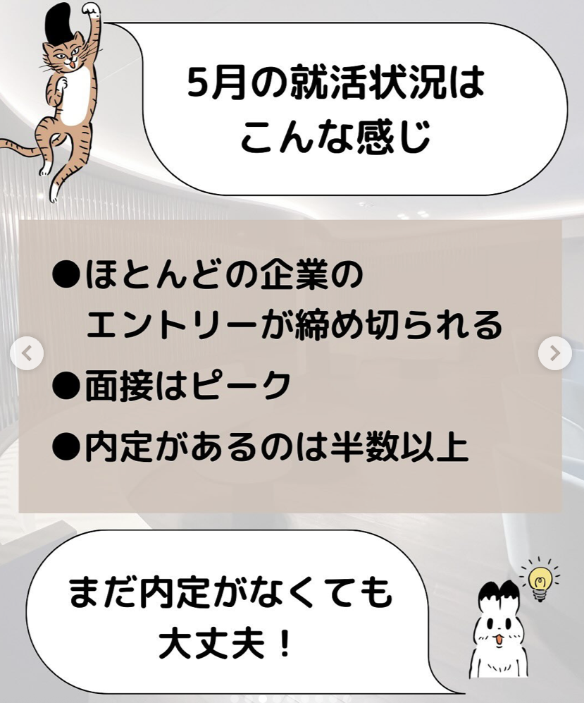 大逆転内定　大学4年5月　こんな感じ
